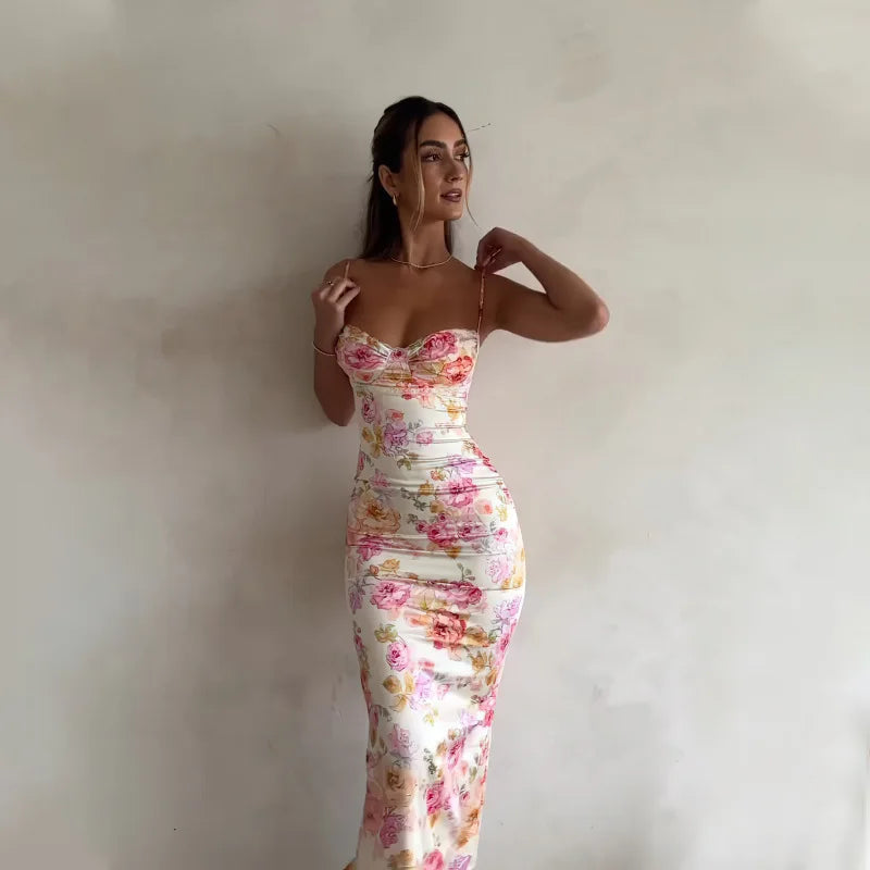 שמלה מקסי פרחונית-אנינה